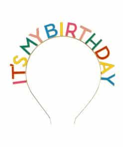 Rainbow 'It's My Birthday' Headband