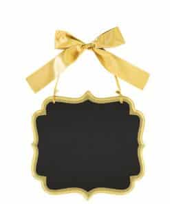 Small Gold Glitter MDF Easel Sign