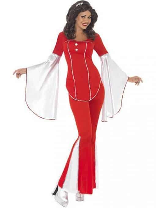 Red Super Trouper Adult Costume