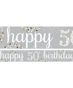 50th Birthday Paper Banners