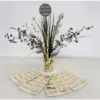 Customisable Add Your Age Gold Happy Birthday Centrepiece