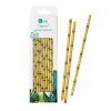 Bamboo Printed Paper Straws