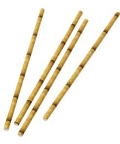 Bamboo Printed Paper Straws