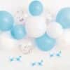 Blue Gingham 1st Birthday Balloon Arch Kit