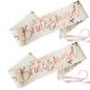 Floral Hen Party 'Bridesmaid' Sashes