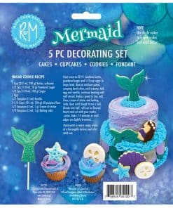 Mermaid Cookie Cutter Decorating Kit