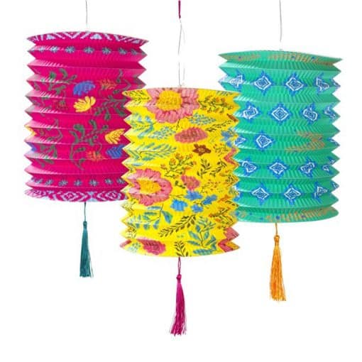 Mexican Boho Paper Lanterns