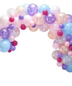 Alternative view of Pastel Balloon Arch
