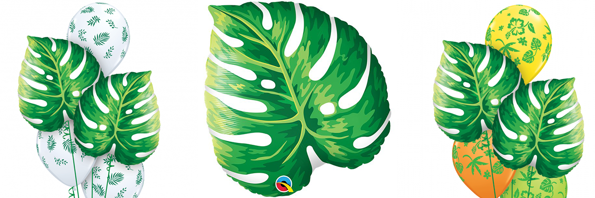 Tropical Leaf Supershape Balloon