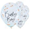 Twinkle Twinkle Baby Boy Blue Confetti Balloons