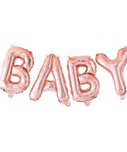 Alternative view of Twinkle Twinkle Baby Rose Gold Balloon Bunting