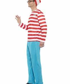 Alternative view of Where's Wally Adult Costume