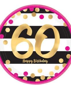 60th Pink & Gold Milestone