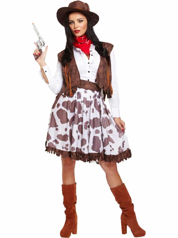 Cowgirl Adult Costume & Indian Costumes - Next Day Delivery