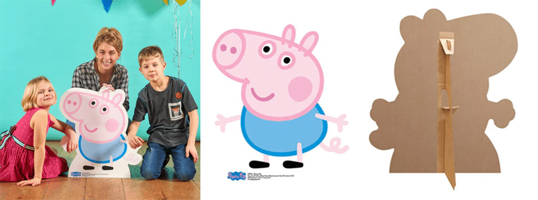 George Peppa Pig Cardboard Lifesize Props