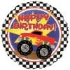 Holographic Monster Truck Birthday Balloon