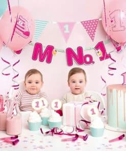 I am 1 Pink Party Decorating Pack