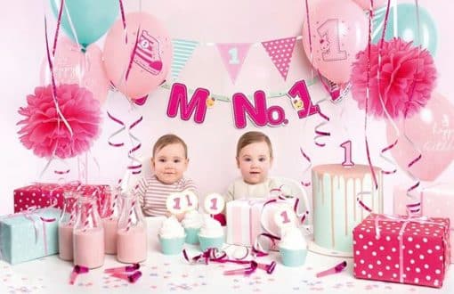 I am 1 Pink Party Decorating Pack