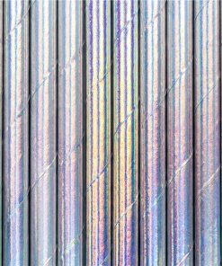 Iridescent Paper Straws