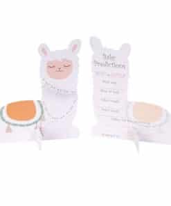 Llama Love Baby Prediction Cards
