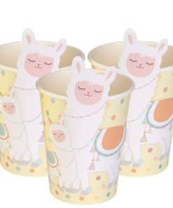 Llama Love Paper Cups