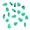 Metallic Tropical Leaf Confetti
