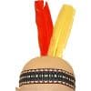 Native American Headband with Feathers