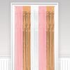 Rose Gold Blush Fringed Door Curtain
