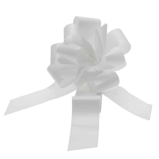 White Wedding Car Ribbon & Bows Kit Bows & Stickers Next Day Delivery