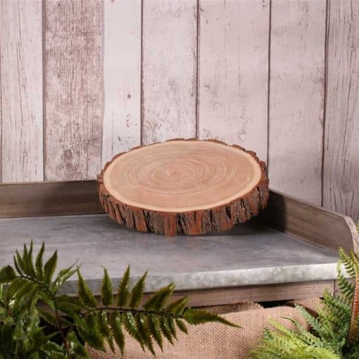 Wooden Slice Table Centrepiece