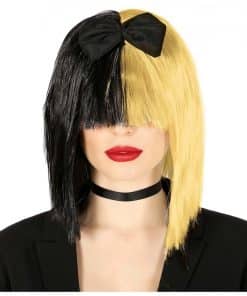 Black & Blonde Pop Star Wig