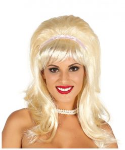 Blonde 60's Bob With Ribbon