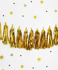 Gold Tassel Garland Decoration