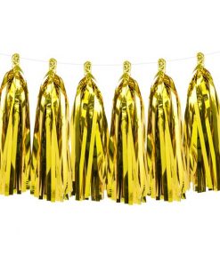 Alternative view of Gold Tassel Garland Decoration - 1.5m
