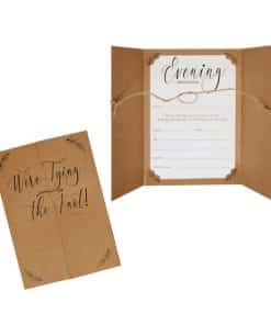 Hearts & Krafts Wedding Evening Invitations