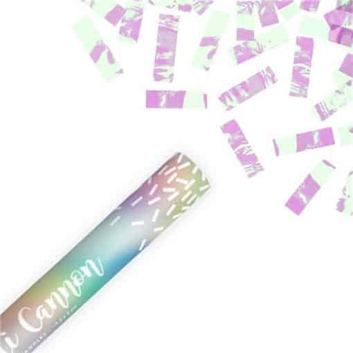 Iridescent Foil Confetti Cannon