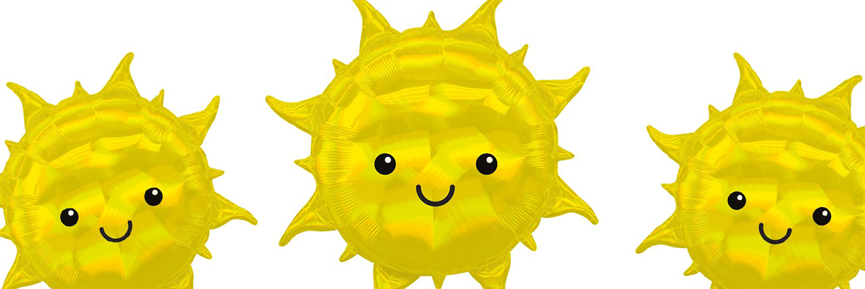 Iridescent Sunshine Balloon