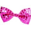Pink Sequin Bow Tie