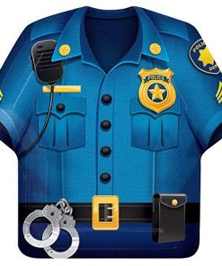 Police Party Shaped Paper Plates