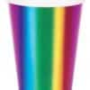 Rainbow Foil Paper Cups