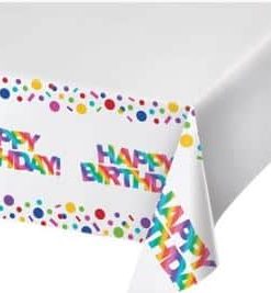 Rainbow Splash Party Tablecover