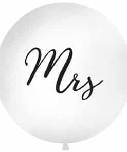 Alternative view of Black Mrs Giant Balloon - 36"