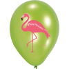 Flamingo Printed Latex Balloons