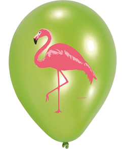 Flamingo Printed Latex Balloons