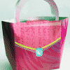 Glitzy Girl Handbag Shaped Favour Boxes