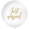 Gold Just Married Giant Balloon