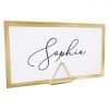 Gold Triangle Place Card Holders