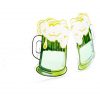 Beer Bottle Novelty Glasses