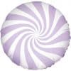 Lilac Candy Swirl Foil Balloon