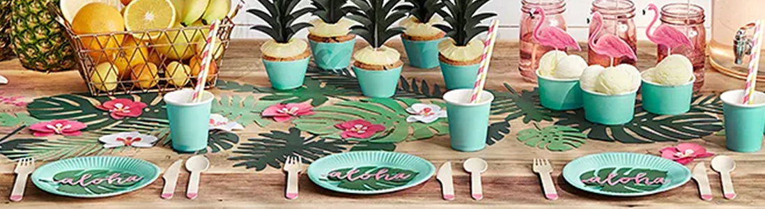 Palm Leaf Table Decorations